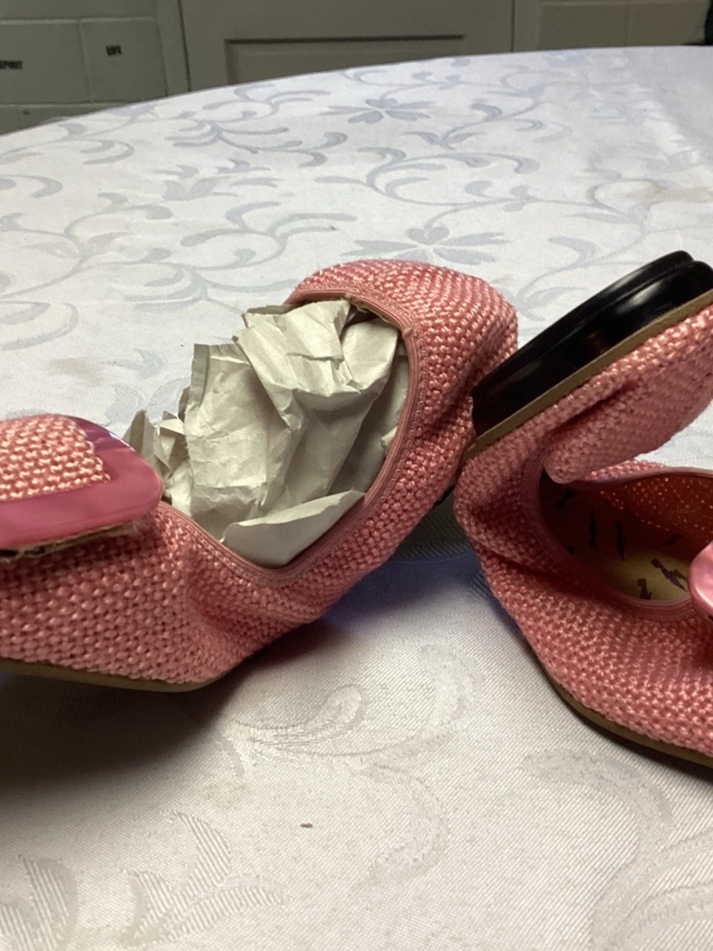 Ballet slippers. Old Hollywood GLAM. SO RARE size 6/1/2 🩷🩷🩷🩷🩷